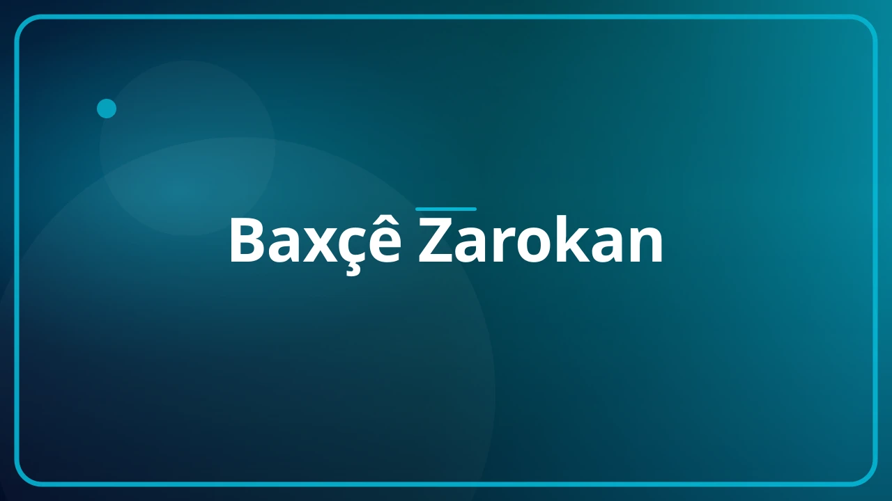 Baxçê Zarokan