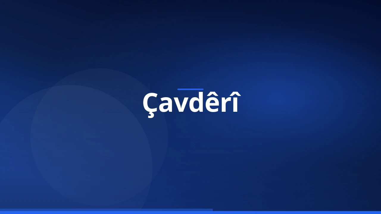 Çavdêrî