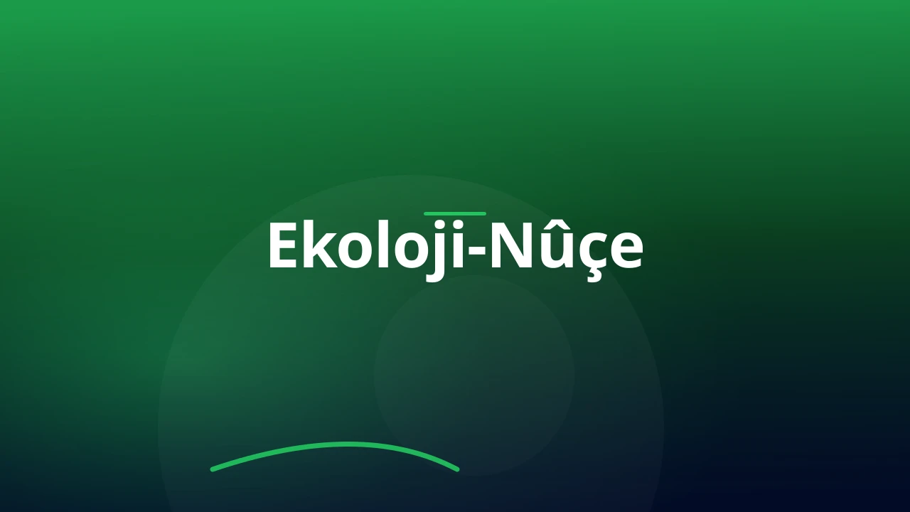 Ekoloji-Nûçe