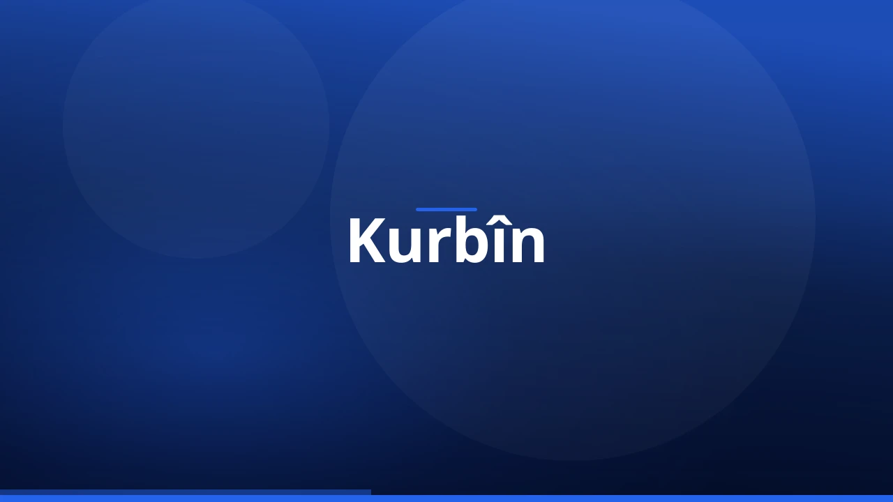Kurbîn