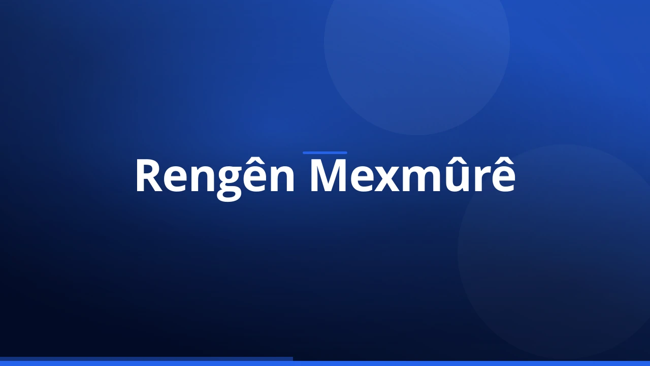 Rengên Mexmûrê